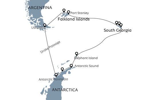 Antarctica, Falkand Islands and South Georgia - 4