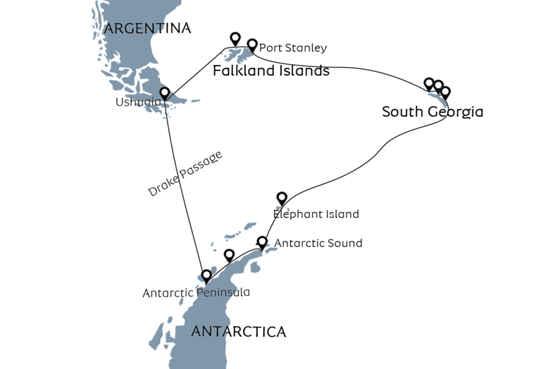 Antarctica, Falkand Islands and South Georgia - 4