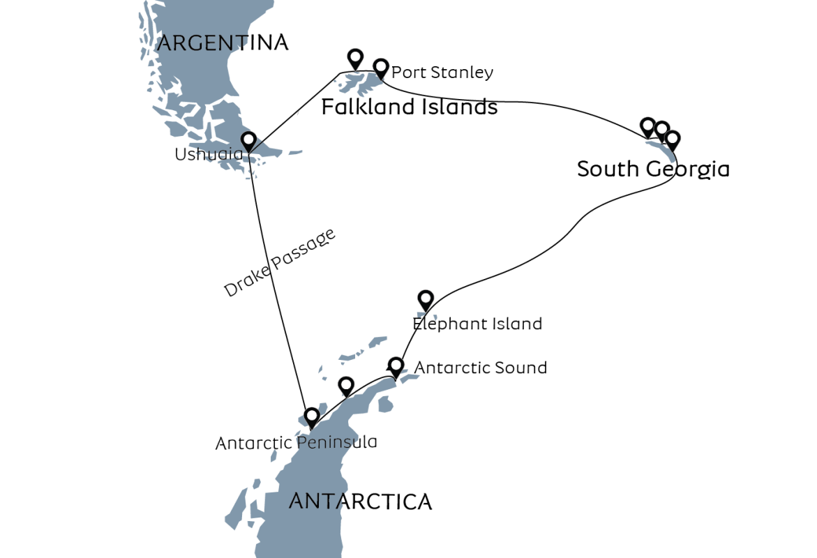 Antarctica, Falkand Islands and South Georgia photo 4